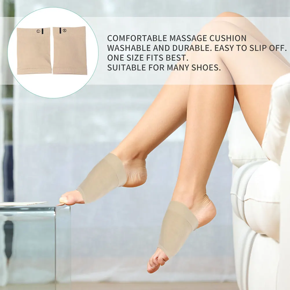 

1 пара удобных подушечек для свода стопы, универсальные для мужчин и женщин, поддержка свода стопы, бег, пеший туризм, повседневная одежда, поддерживающие носки для плоскостопия