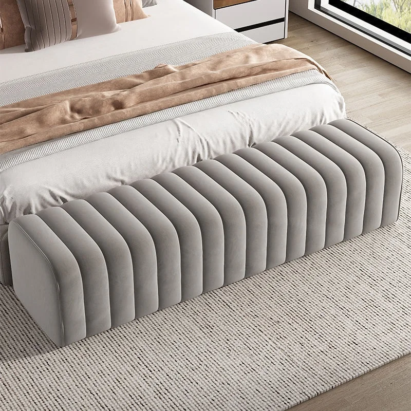 

Bedroom bench shoe changing stool metal footstool cloakroom clothing store modern design end of bed shoe changing stool end of b