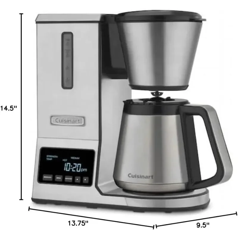 Cuisinart-cafetera CPO-850P1 Cuisinart, CPO-850, 8 tazas, acero inoxidable