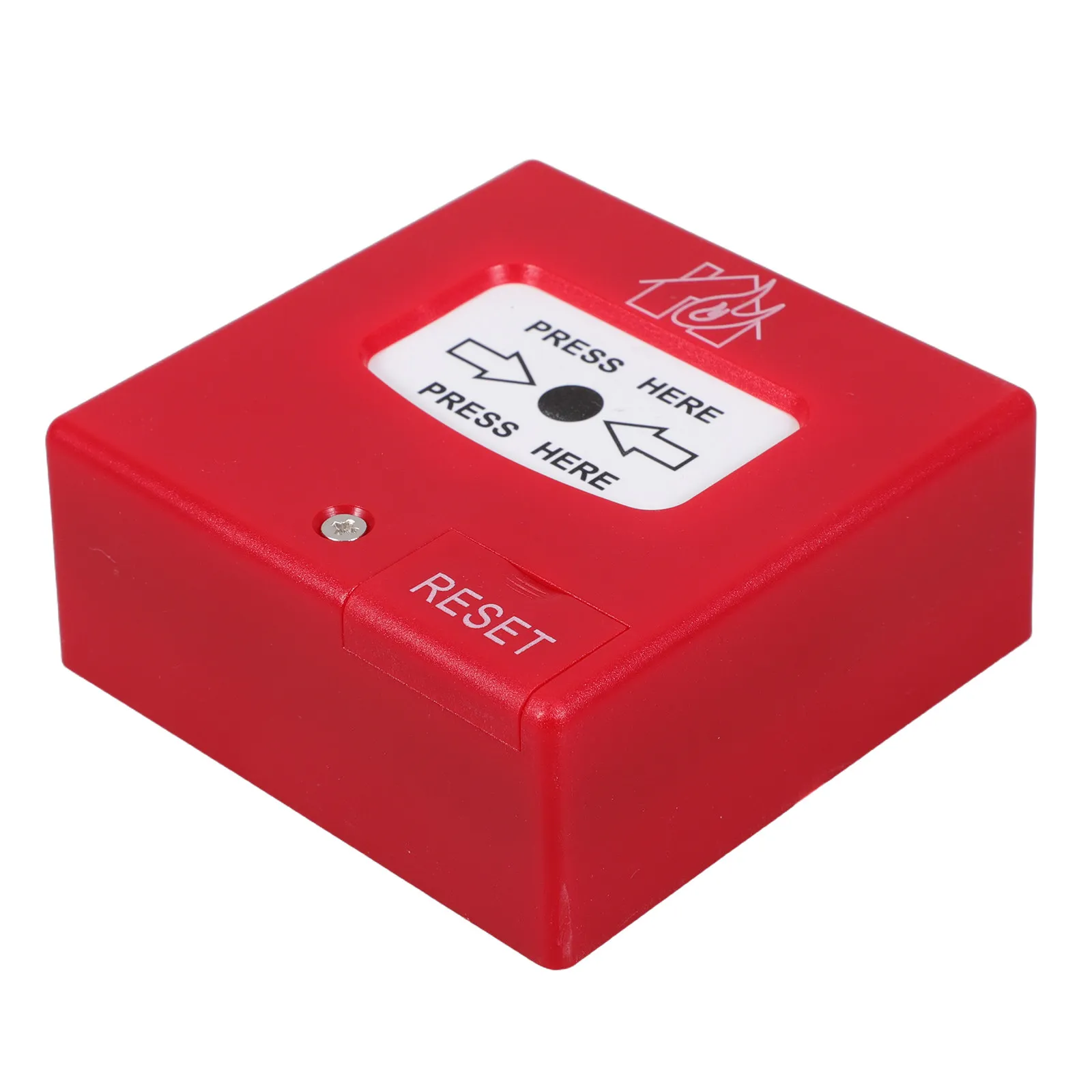 

Fire Emergency Reset Button Manual Alarm Switch High Visibility Plastic Construction for Public Spaces Schools Offices Factories