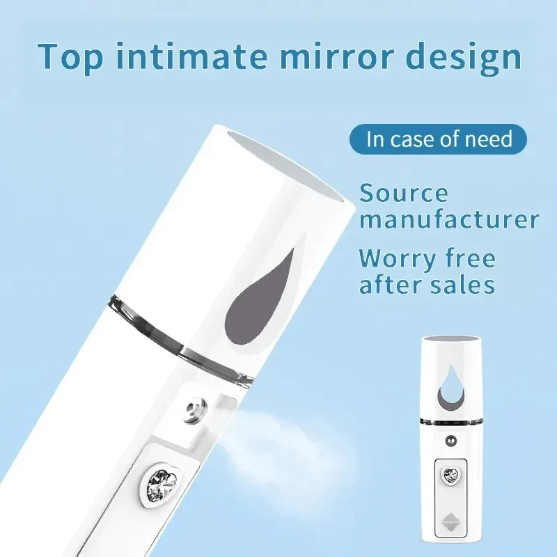 

NANO FACIAL MISTER ПОРТАТИВНЫЙ МИНИ-ТОРЫЧНЫЙ MIST РУЧНЫЙ SPRAYER COOL FACIAL STEAMER Увлажнитель воздуха для комнаты На открытом воздухе Крытый