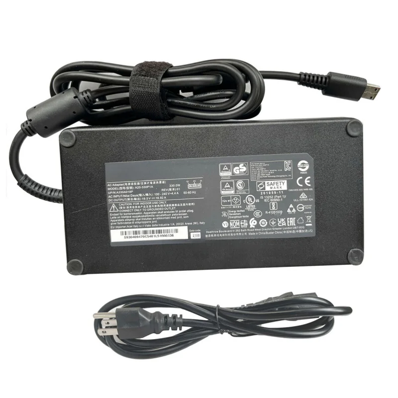 LL 19.5V 330W AC Adapter Charger For MSI GE78 GE78HX Raider i9-13980HX Power Supply
