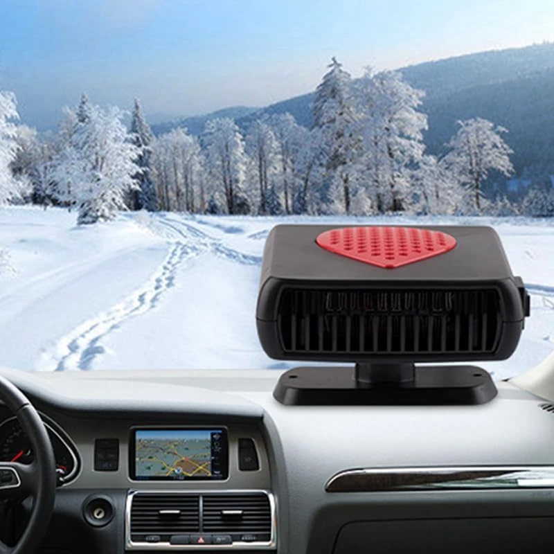 12V Car Fan Heater,500W Car Defroster for Windshield,Hot and Cold Car Cooling Fan with Lighter Socket,A-AD23