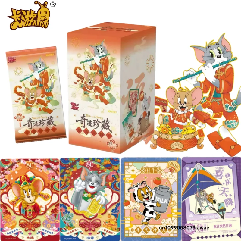 

Коллекционные карточки KAYOU: Новая серия «Том и Джерри» — «Чудесное сокровище»: Карточки «Предвестники» на каждый год. Аниме-мерч, подарок.