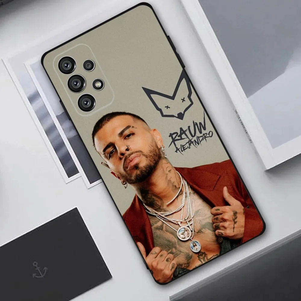 R-Rauw Alejandro Rapper Phone Case For Samsung Galaxy A20,A21s,A22,A31,A32,A52,A53,A72,73,A80,A91 Soft Black Cover