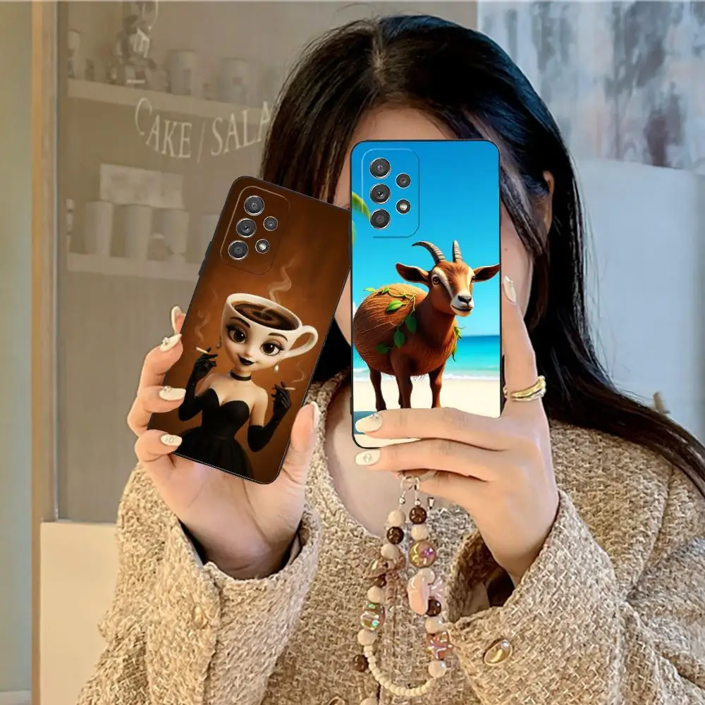 Animals Italian Brainrot Phone Case for Samsung Galaxy M55 54 42 35 34 33 32 23 22 15 14 13 12 F55 5G Colour Protective Pretty