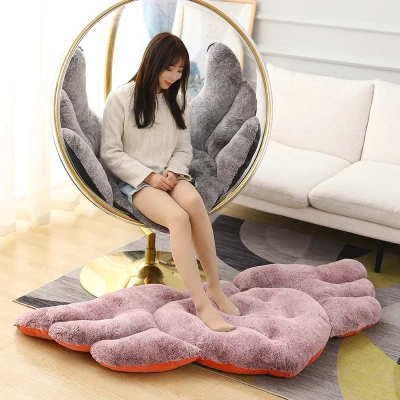 Cartoon Angel Wings Plushie Cushion Stuffed Soft Surround Waist Protection Pillow Seat Home Office Chair Home Decor Cojin