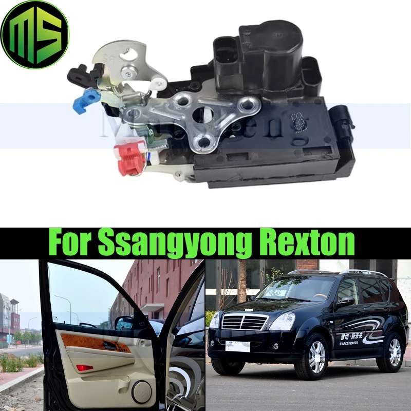 Maosheng Car Front Door Lock Latch Mechanism Actuator For Ssangyong Rexton1 Rexton2 Rexton W Door Lock Central Control Motor