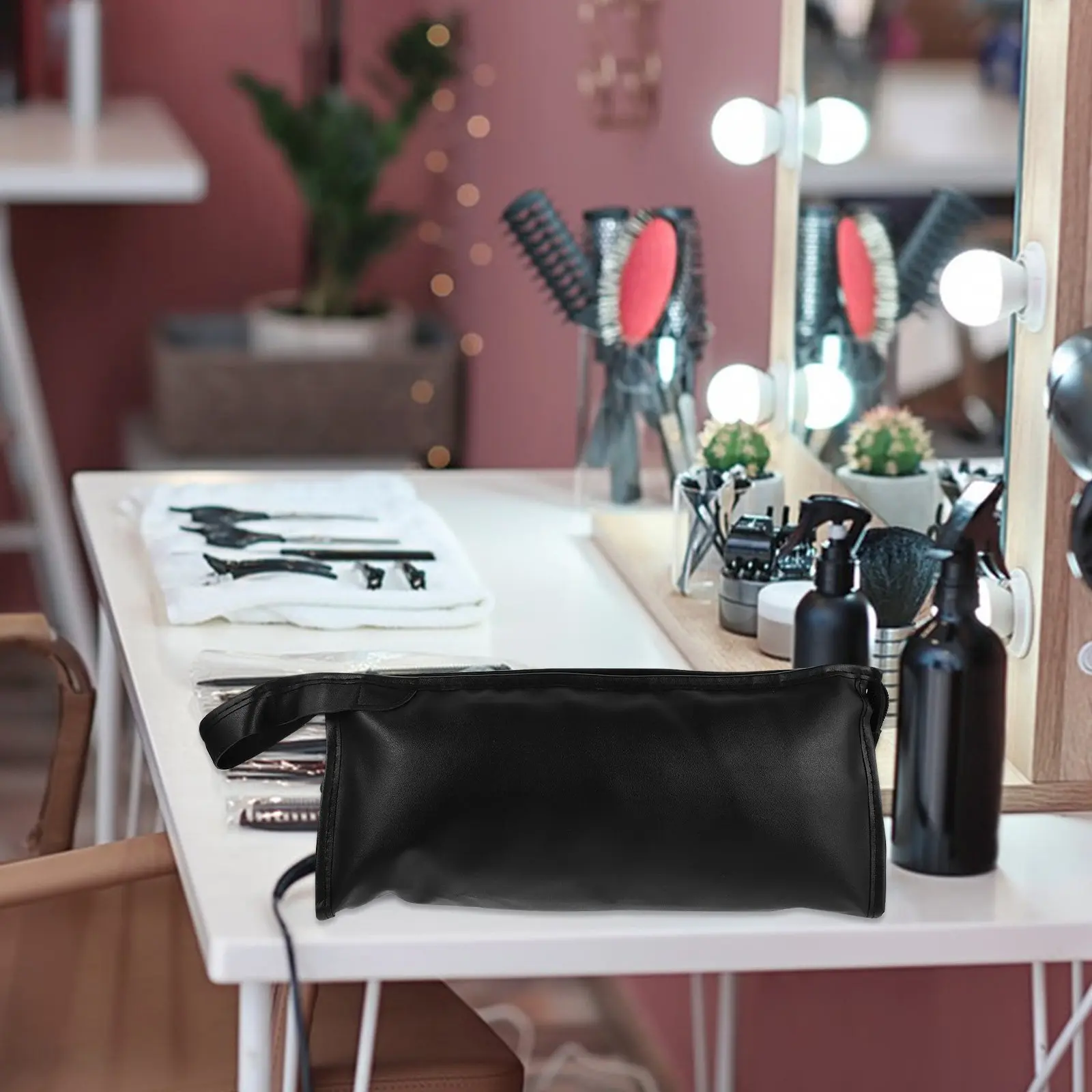 

Hair Dryer Bag Travel-Sized Compact Storage Organizer for Hair Tools Waterproof Wear-Resistant Protective Case Lightweight Sleek