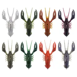 Lure Bionic Lobster Bait 8cm16g Submerged Hollow Lobster Soft Bait Multi-legged Hammer Shrimp Bait