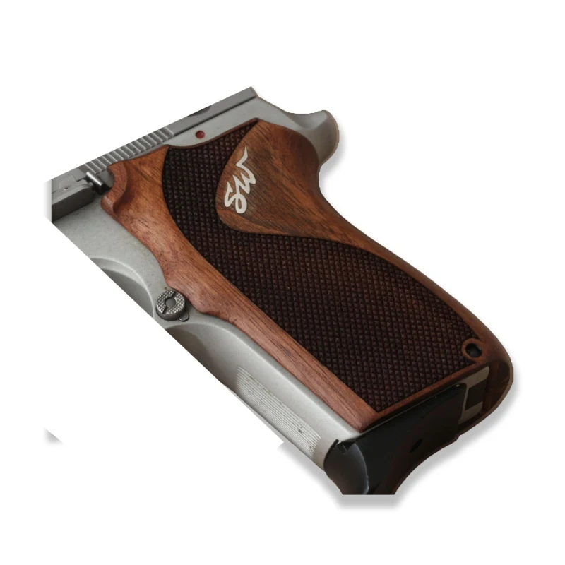 KSD Brand Smith Wesson 6906 Compatible Walnut Grips Diamond