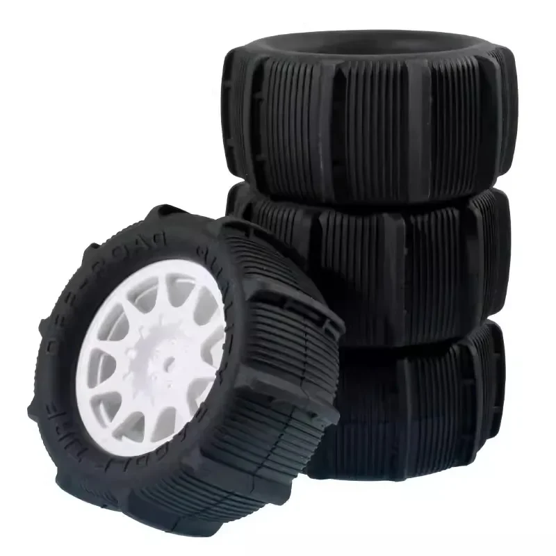 4PCS Off-Road Snow Desert Paddle Wheel Tires For SCY 16101Pro 16102 16103 16104 16106 SG116 MAX Q130,Fit Wltoys MJX RC