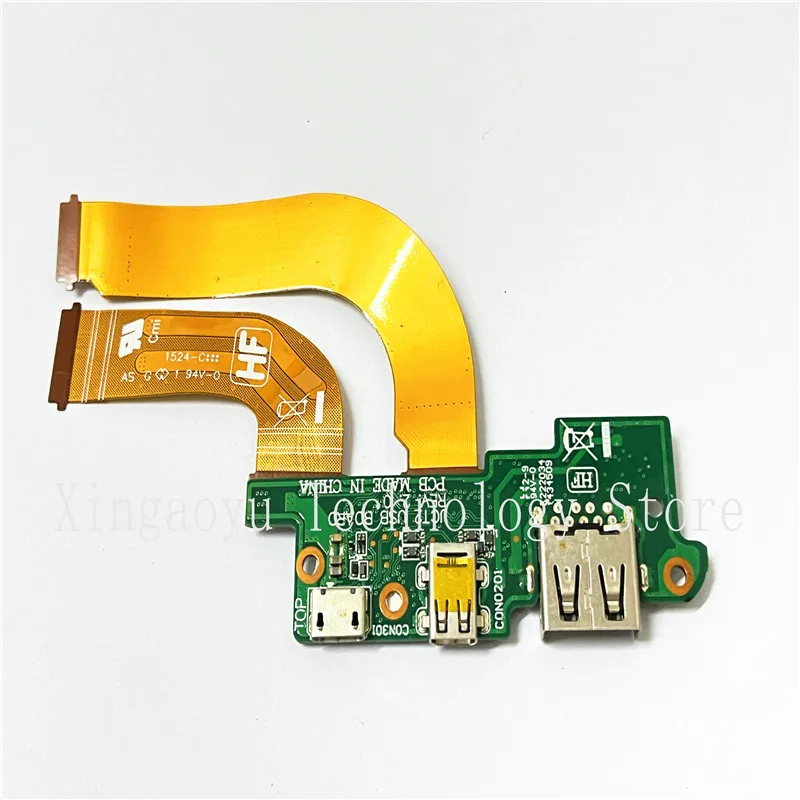 

JCT2 USB BOARD FOR Dell Venue 11 Pro 7140 USB board charging interface and cable Micro Mini HDMI 100% Test Ok Free Shipping