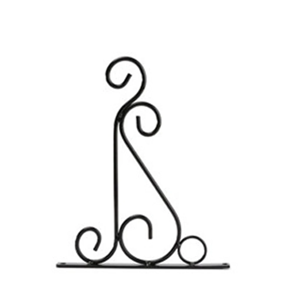 Stand Garden European Style Home Plants Iron Flower Pot Hook Landscaping Bracket Decoration Romantic Balcony Wall Hanging