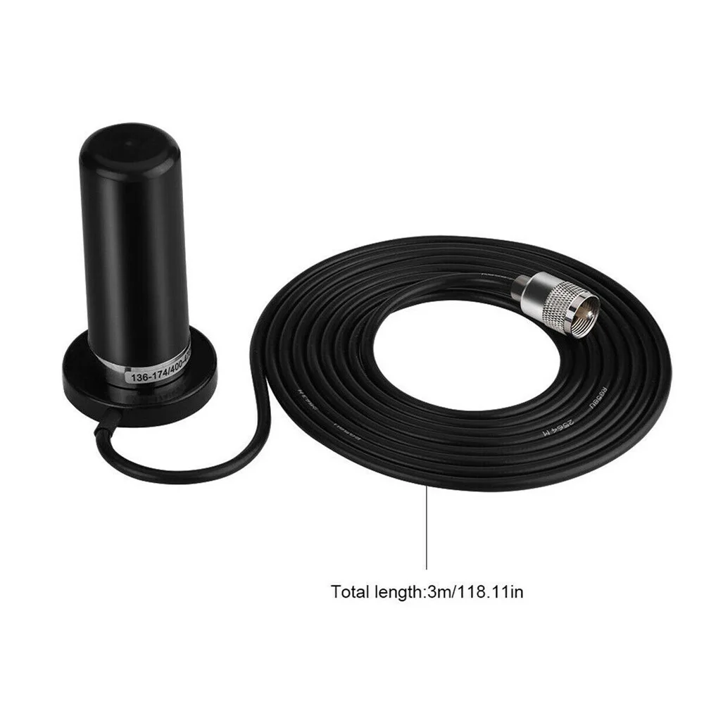 

Dual Frequency For Car Mobile Radio Antenna 400 470Mhz&136 174MHZ with 50W Max Power and RG 58/U Coaxial Cable