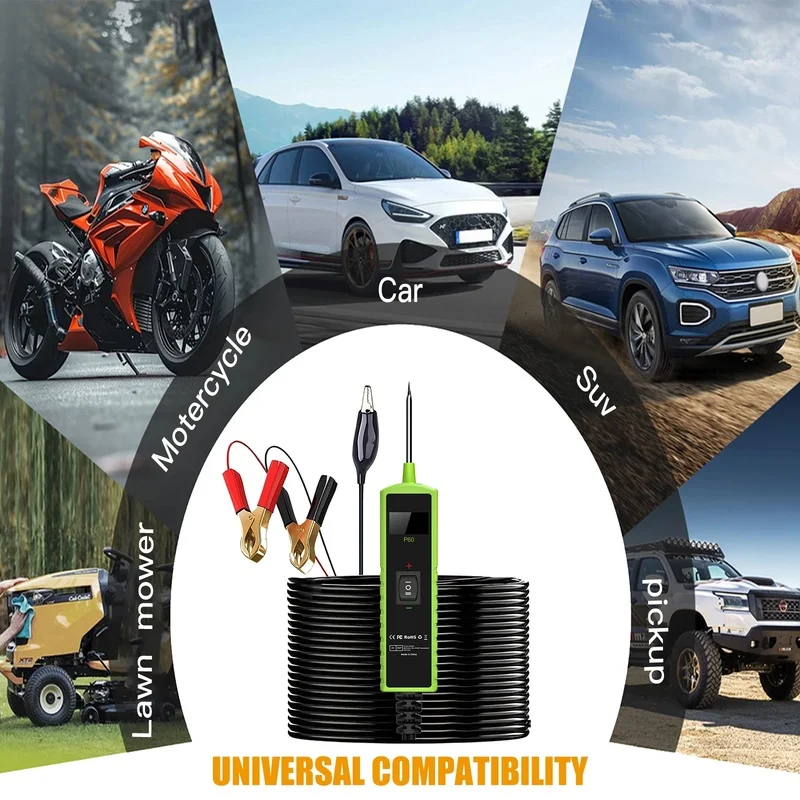 Lorvmed Plastic Multifunction Auto Fuse Checker Vehicle Fuse Condition Detection Diagnostic Tool