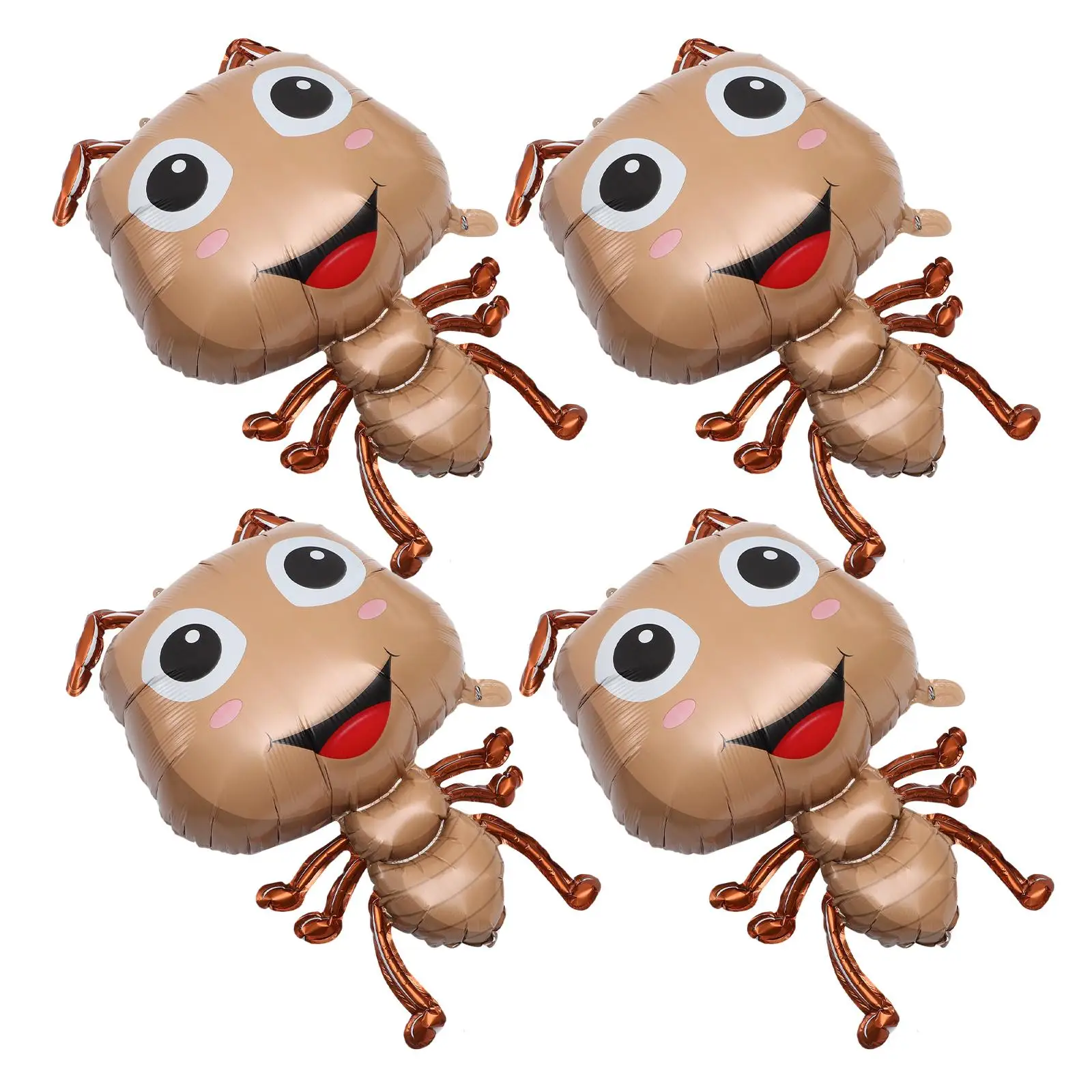 

4pcs Ant Balloons Animal Shaped Foil Inflatable Decorations Aluminum Film Material Kids Party Birthday Supplies