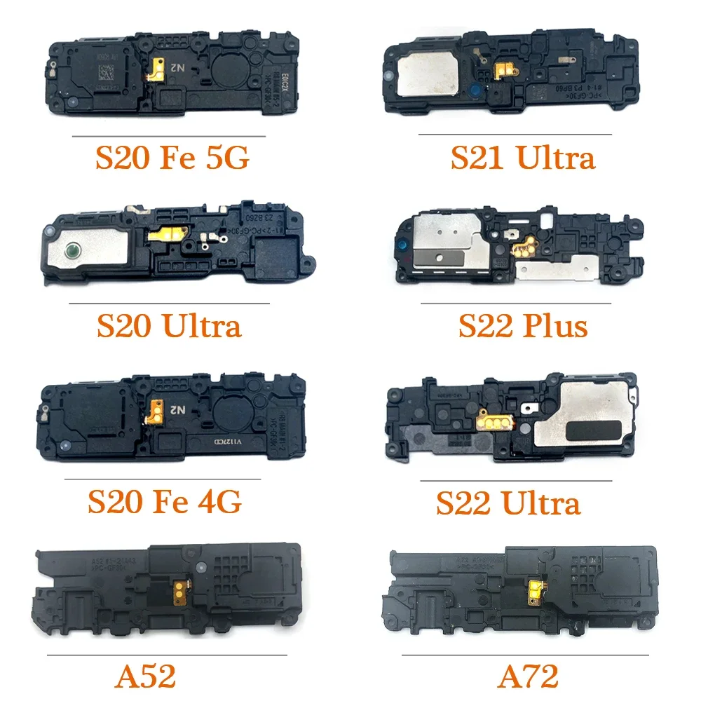 Loudspeaker For Samsung A53 A73 A71 A22 A52 A72 S22 S21 Plus S20 Ultra S20 Fe 4G 5G Loud Speaker Buzzer Ringer Part