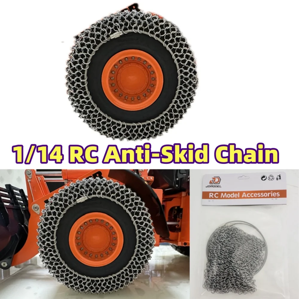 

Высококачественная противоскользящая цепная шина, игрушка JDM 198D, вилочный погрузчик для Tamiye 1/14, радиоуправляемая модель LESU, внедорожный прицеп, грузовик, детали для самостоятельного изготовления