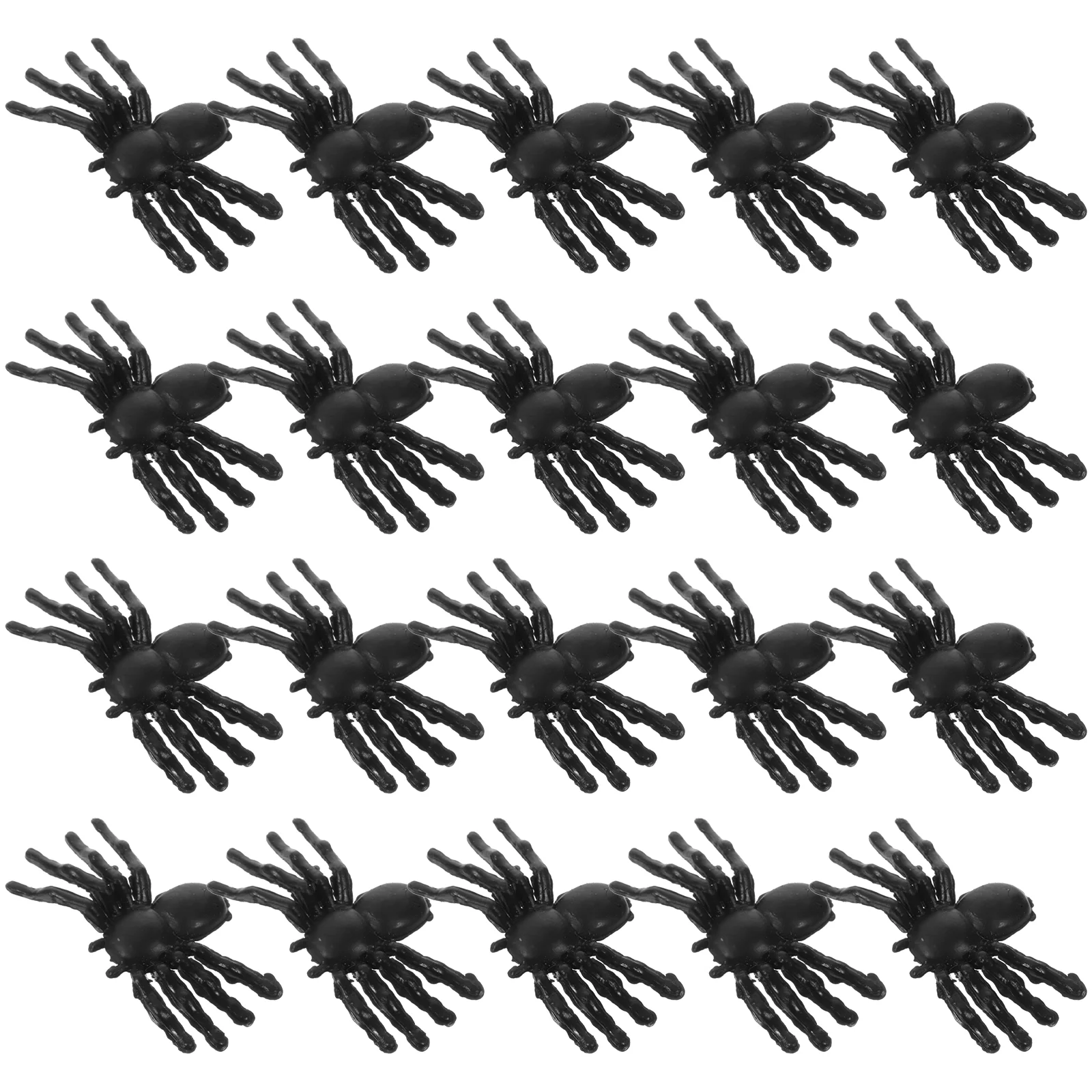 50 Pcs Toys Halloween Prop Props Spider Ornaments Plastic Decor Models Photo Adornment Fake Decors