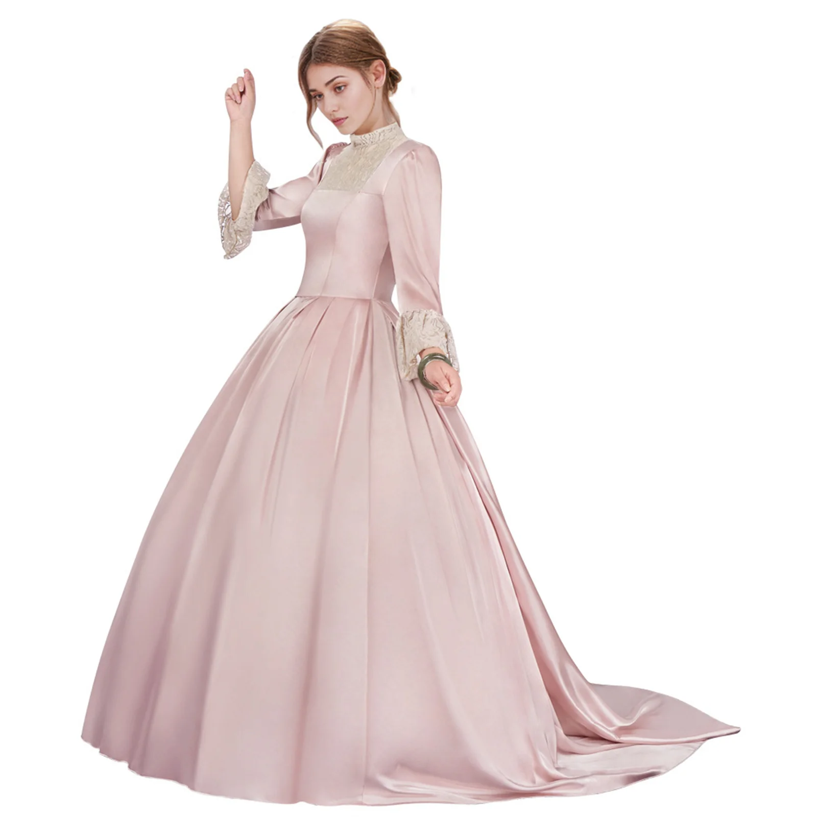 K-12 Cry Baby Косплей Костюм Розовое Длинное Платье Для Девочек Женское Рождество Хэллоуин Вечеринка