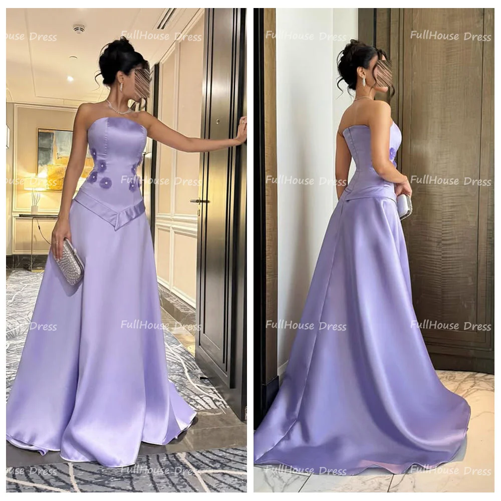 

Custom Made Graceful Off Shoulder Draped Sexy Sheath Saudi Arab Gown 3D Flowers Backless Prom Dress with Train vestidos de