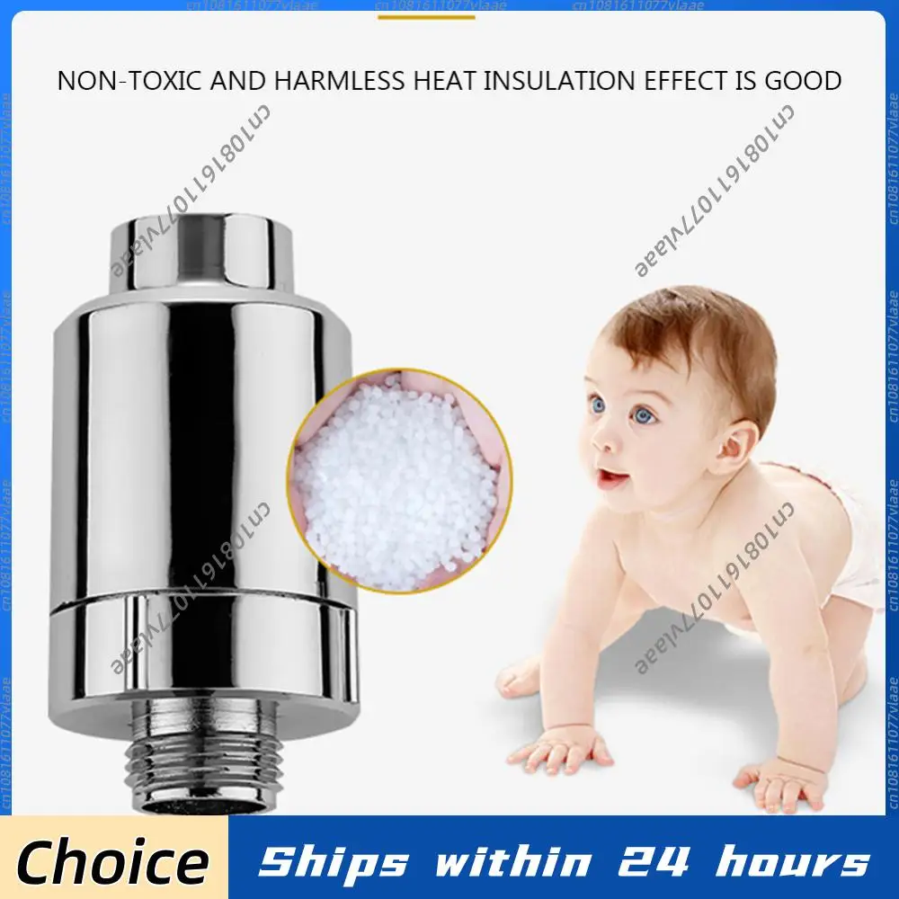 

Activated Carbon Shower Water Filter Easy Installation Shower Filter Detachable Remove Impurities Easy Use Bathroom Accessories