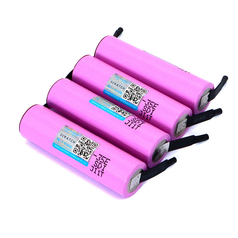 VariCore Original INR18650-35E 3.7V 3500mAh Max 13A Discharge Power แบตเตอรี่สําหรับโทรศัพท์มือถือแบตเตอรี่ + นิกเกิลแผ่น