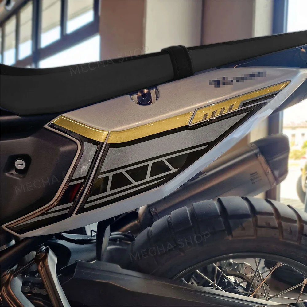 For Tenere 700 2025 Accessories T700 Motorcycle Fairing Side Pad 3D Resin Sticker Protection Kit
