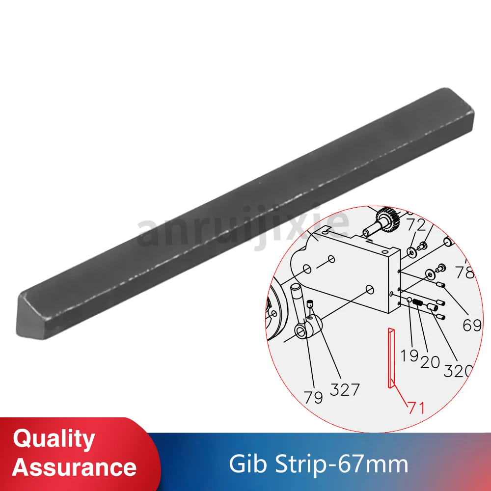 

Half Nut Gib Strip for SIEG C2-071&C3&SC2&CX704&Grizzly G8688&G0765&Compact 9&JET BD-6&BD-X7&BD-7 Mini Lathe Accessories