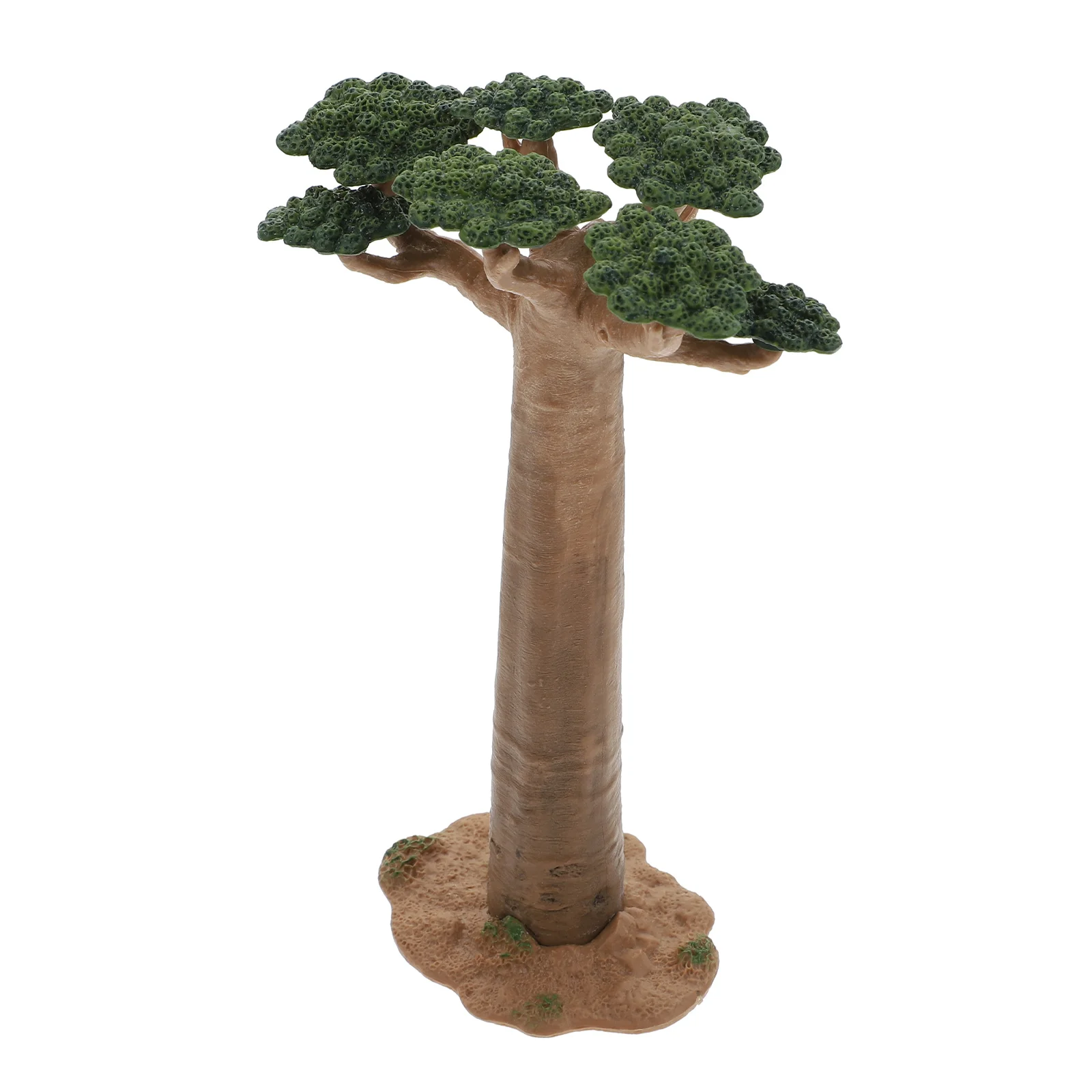 Modelo de planta verde do deserto mini decoração de paisagem ornamentos de simulação árvore de vidro pvc