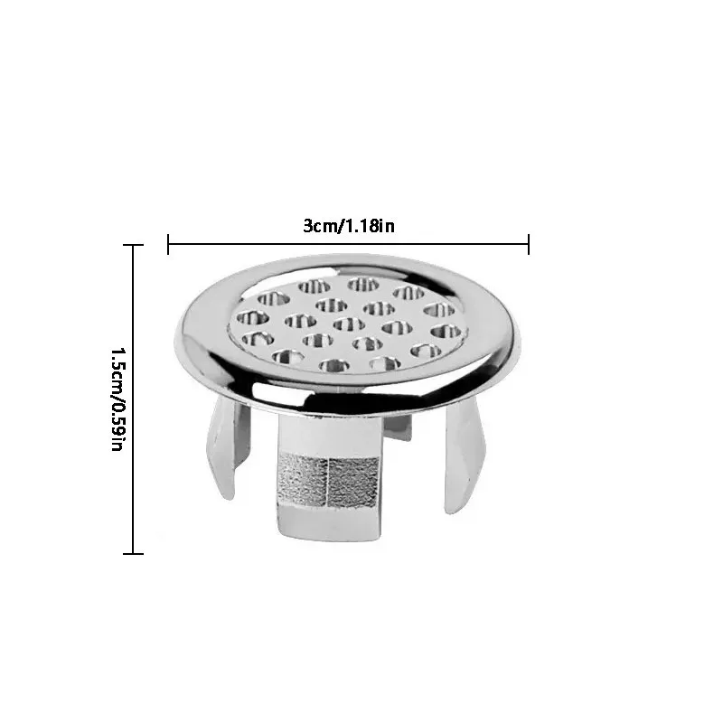 1PC Bathroom Sink Overflow Hole Accessories Kitchen Round Overflow Drain Cover Decorative Household