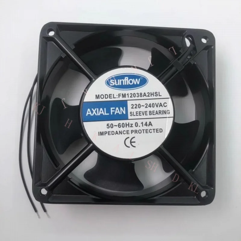 

N FOR sunflow FM12038A2HSL AC220V-240V 0.14A Инверторный осевой охлаждающий вентилятор