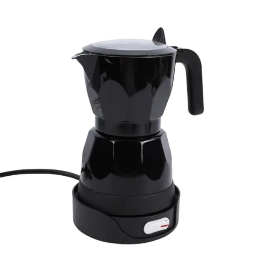 

Electric Espresso Coffee Maker 3 Cup Aluminum Italian Coffee Pot Electric mokas Pot Cuban Coffee Maker Portable Mocha Pot Espre