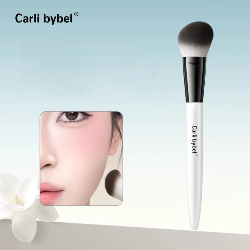 Slope Pointed Blush Natural Ultra-Soft Blending Non-Prickly Face Makeup Brush, Non-Shedding, Essential For Beginners