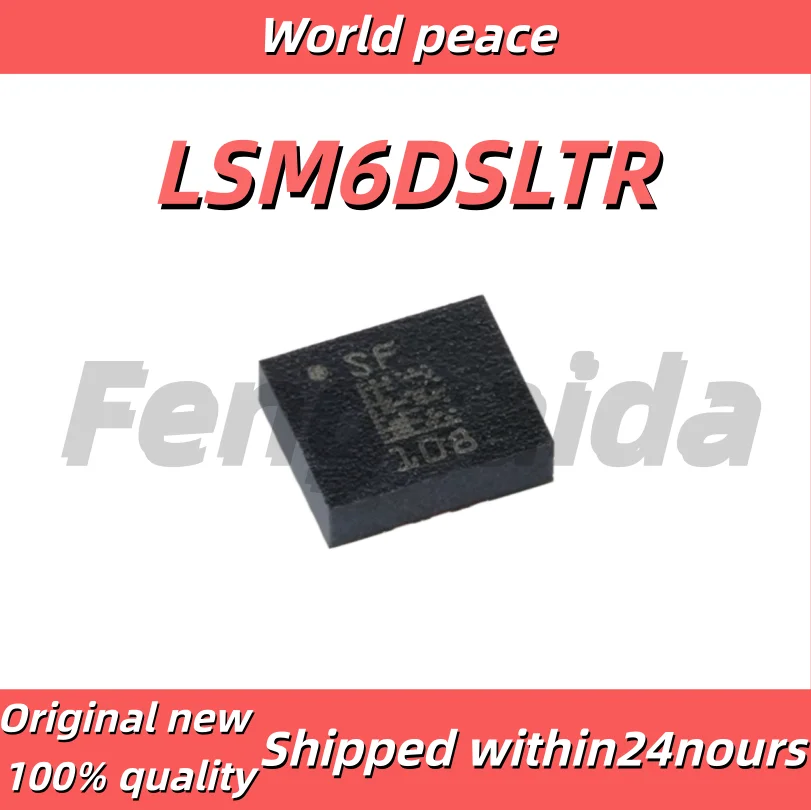 (5pcs)  original LSM6DSLTR SMD LGA14, silk-screened SF, attitude sensor/gyroscope chip IC