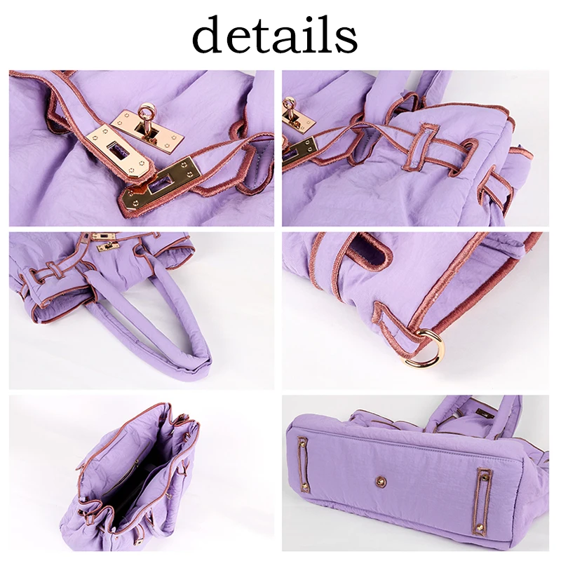 Creative Drawstring Soft Cloud Bag Autumn And Winter New Niche Design Portable Shopping Storage Bag