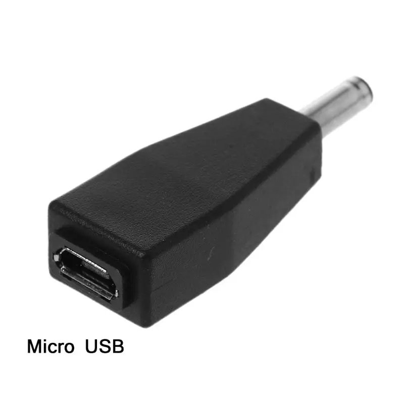 Home Office Laptop Charging Connector Micro USB to for DC 3.5x1.35mm Plug Power Adapter Computer Accessories