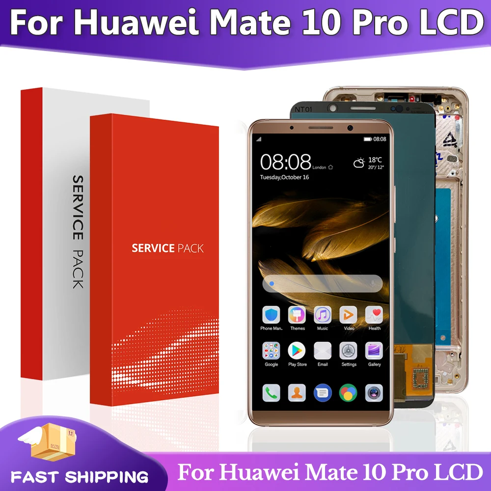 OLED For Huawei Mate 10 Pro BLA-L29 BLA-L09 LCD Display Touch Screen Digitizer Assembly mate 10 pro Screen Replacement Parts