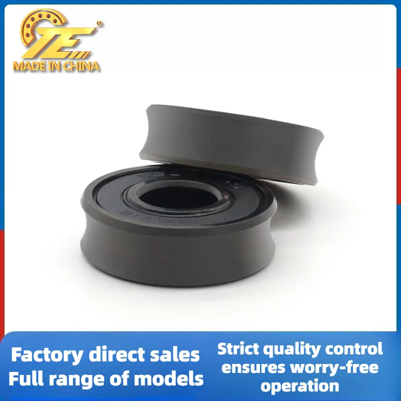 Concave U-groove deep groove ball bearing S6000RS non-standard bearing wholesale 10 * 26 * 8mm