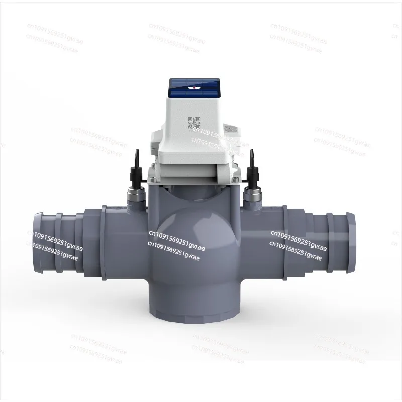 

4G/lora Intelligent Irrigation Valve DN90 Irrigation Electric PVC Three-way Ball Agricultural Solar Automatic Watering