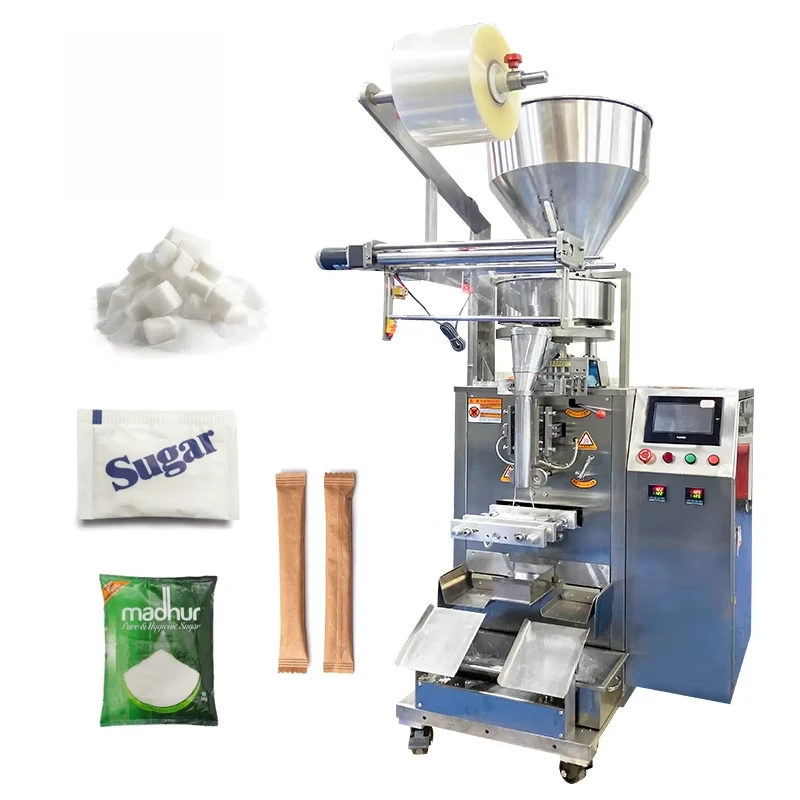 Multifunction Automatic Weighing Sugar Salt Pepper Granules Sachet Filling And Packing Machine