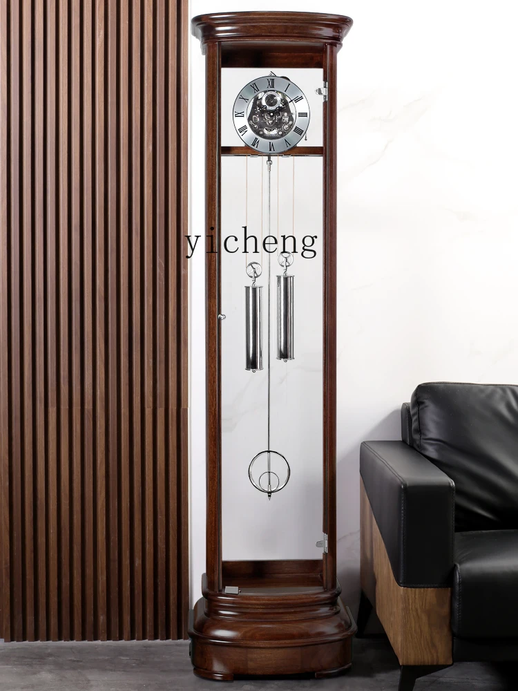 Tqh Living Room the Grandfather Clock Modern Creative Decoration New Chinese Mechanical Light Luxury the Grandfather Clock