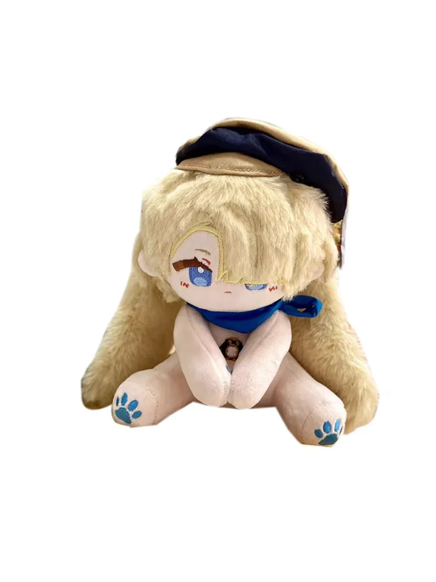 

Anime Genshin Impact Freminet Neuvillette Wriothesley Lyney Cosplay Animal body sitting cotton doll hanging drop Gift