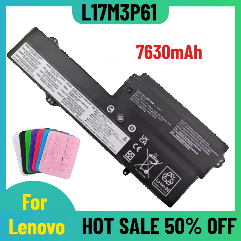 

7630mAh for Lenovo Xiaoxin 7000-13 Yoga 720-12IKB L17L3P61 L17M3P61 Laptop Battery