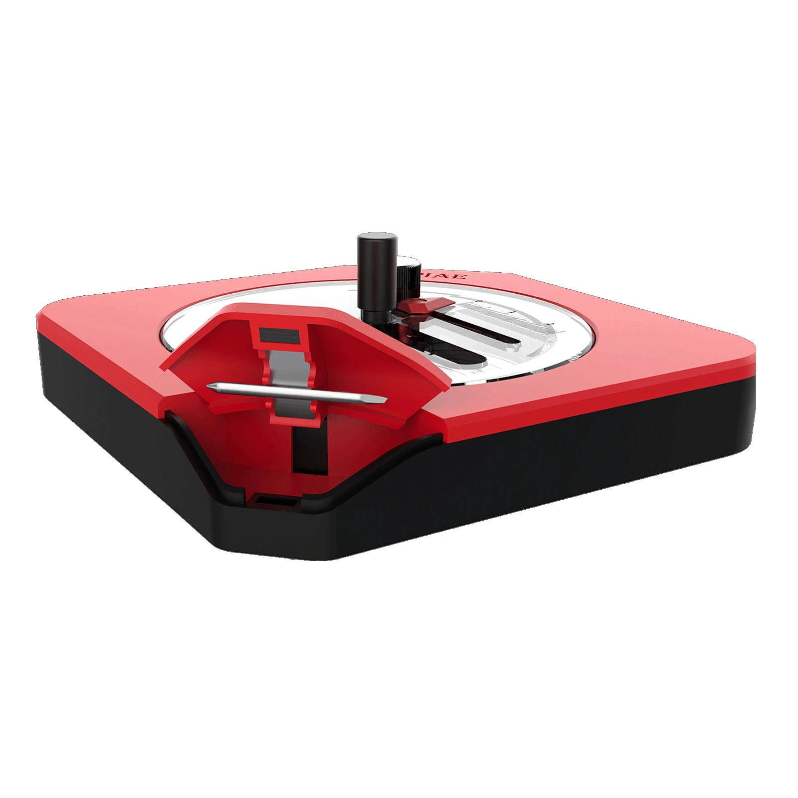 DSPIAE Aluminium Alloy PT-C Integral Circular Cutter Red with Tungsten Cutting Bit with Anti-slip Pad ABS PC 95.5*95.5*31mm