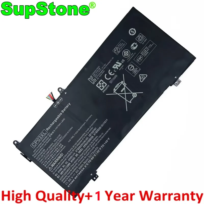 

CP03XL HSTNN-LB8E Аккумулятор для ноутбука HP Spectre X360 13-AE013DX AE004NP AE007UR AE012NI AE018UR AE045NG AE069TU AE095 TPN-Q199