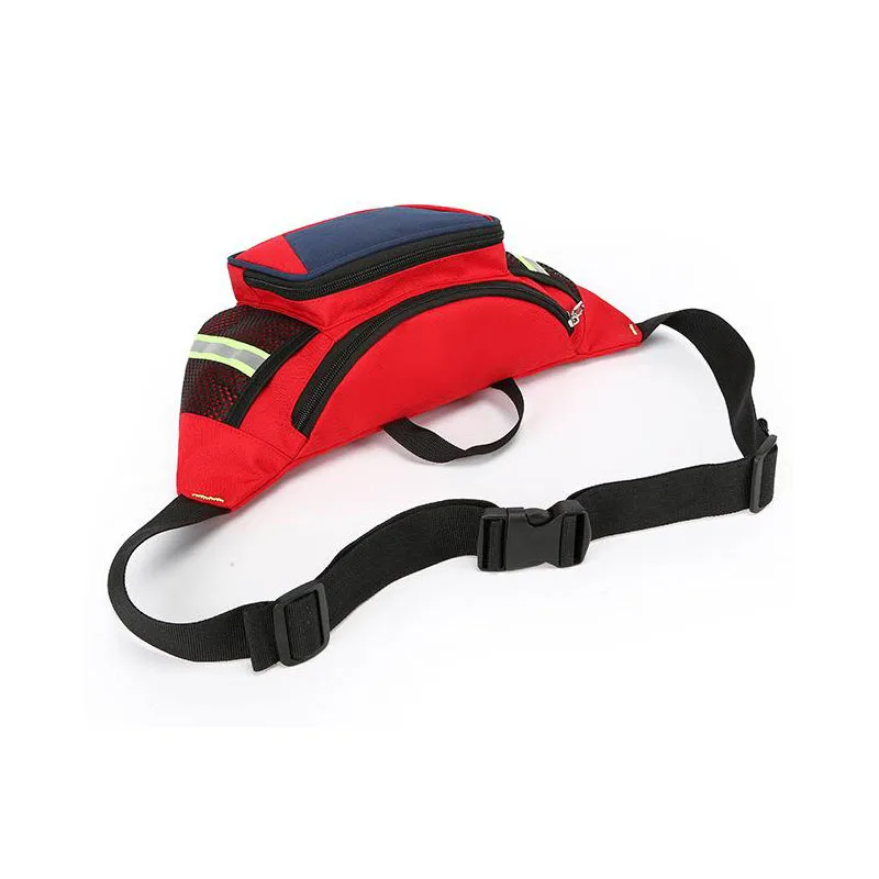 ที่ว่างเปล่ากู้ภัย Fanny Pack ชุดปฐมพยาบาล Camping Trip Medical Storage Medical Organizer ฉุกเฉินกลางแจ้ง Survival Medical Bag