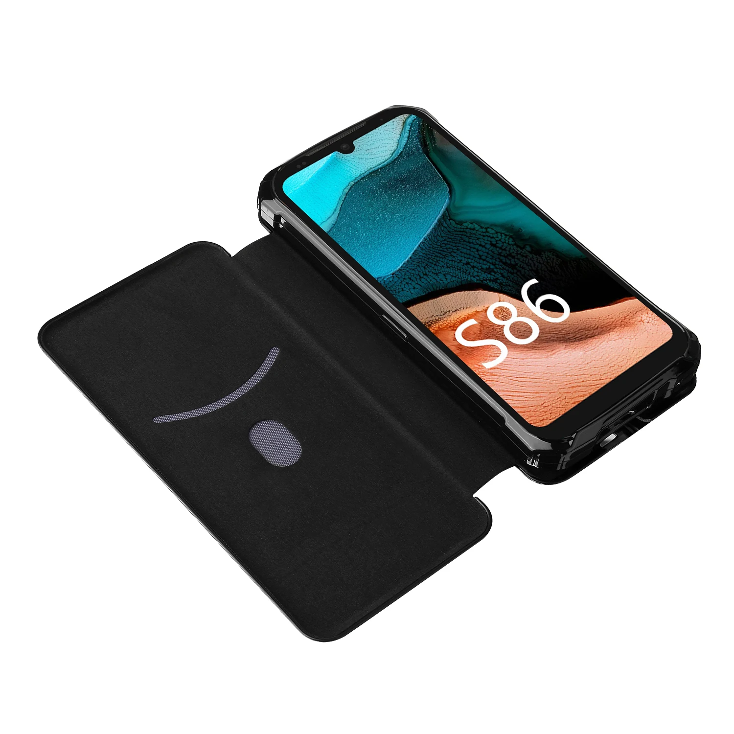 Flip carbon fibre Skin Leather Phone Cover For Doogee S86 S86 Pro Card Slot Fall prevention Phone Case For Doogee S59 S59 Pro