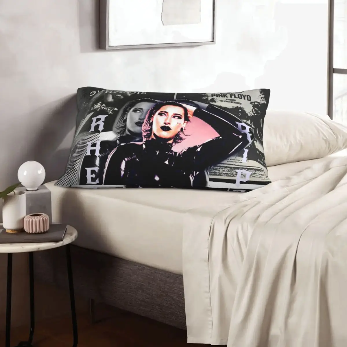 غطاء وسادة مستطيل من WWE Rhea Ripley غطاء وسادة ديكور لغرفة النوم وسرير رمي مريح للمنزل #5